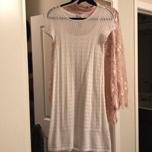 White Knit Lilly Dress